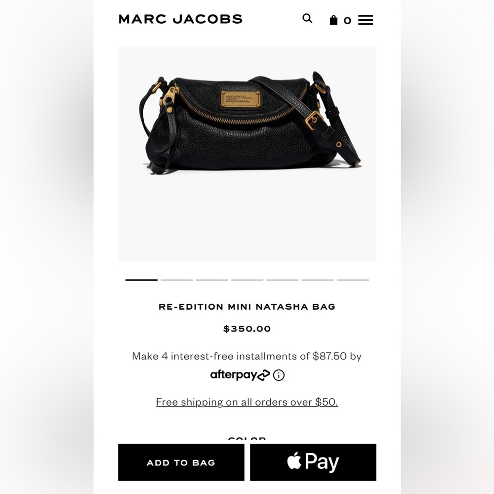Original classic Marc Jacobs Natasha mini q crossbody.